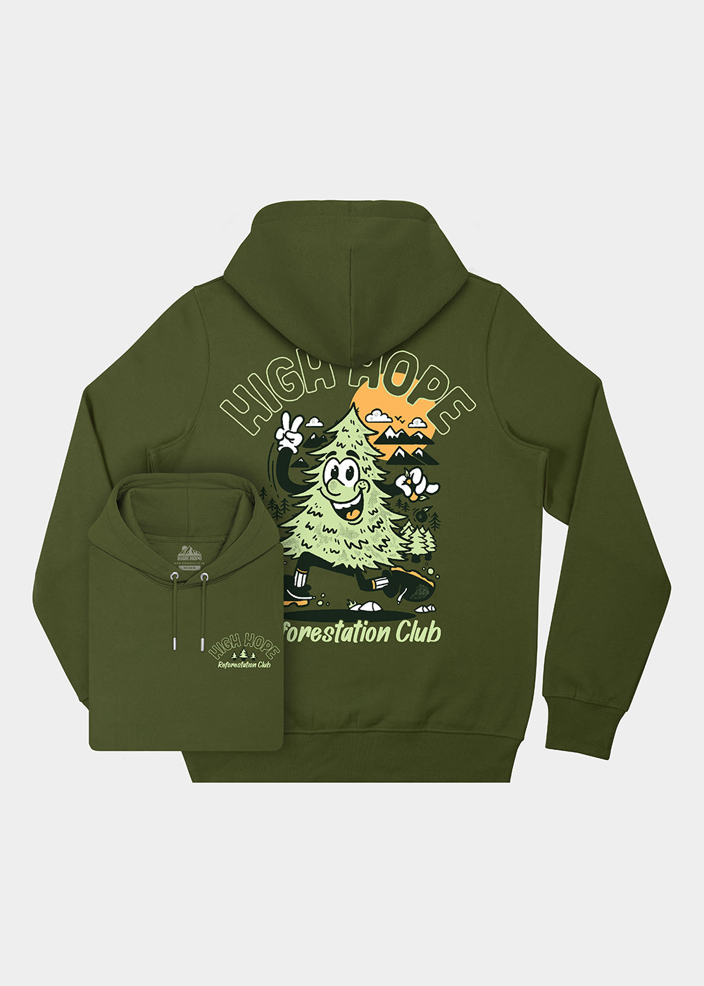 Reforestation Club Hoodie / Back Print