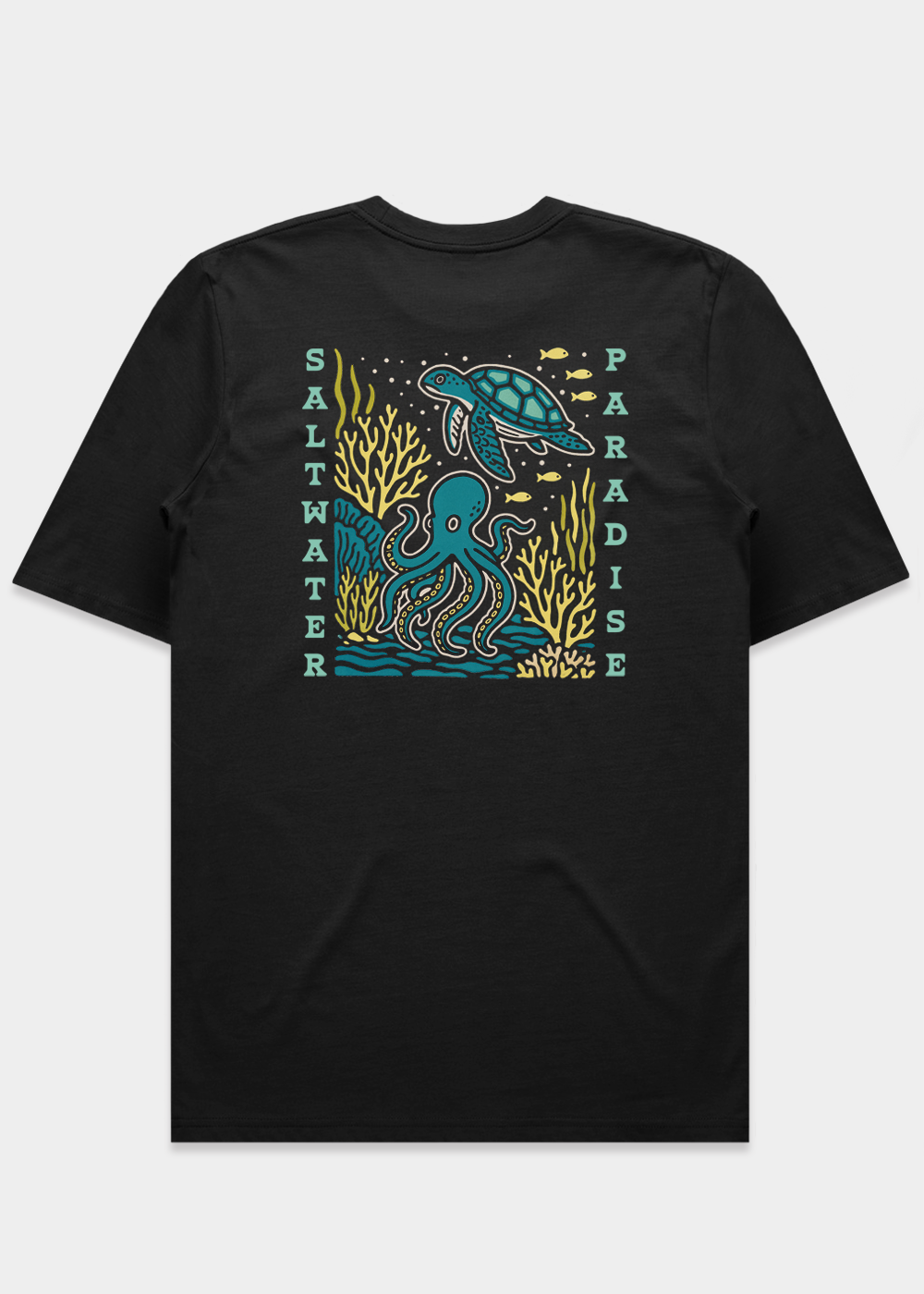 Saltwater Paradise T-shirt / Back Print