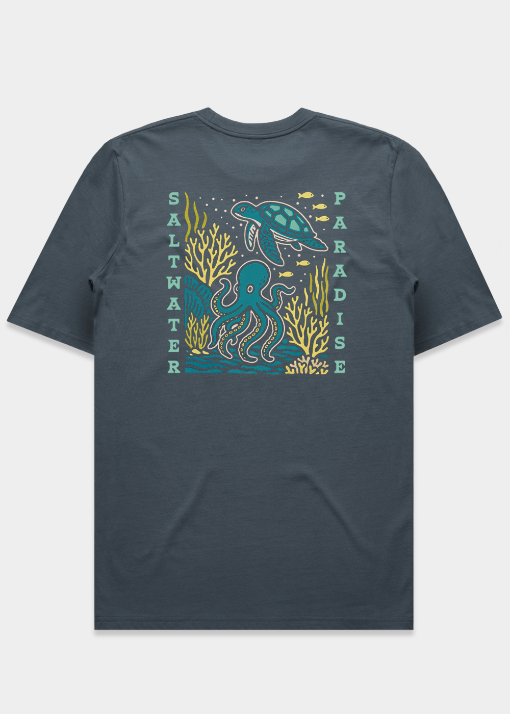 Saltwater Paradise T-shirt / Back Print