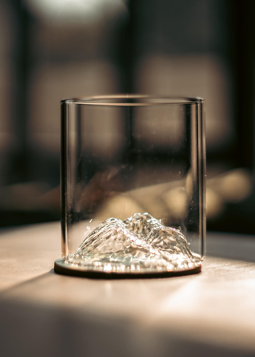 Scafell Pike Glass Tumbler & Coaster Set