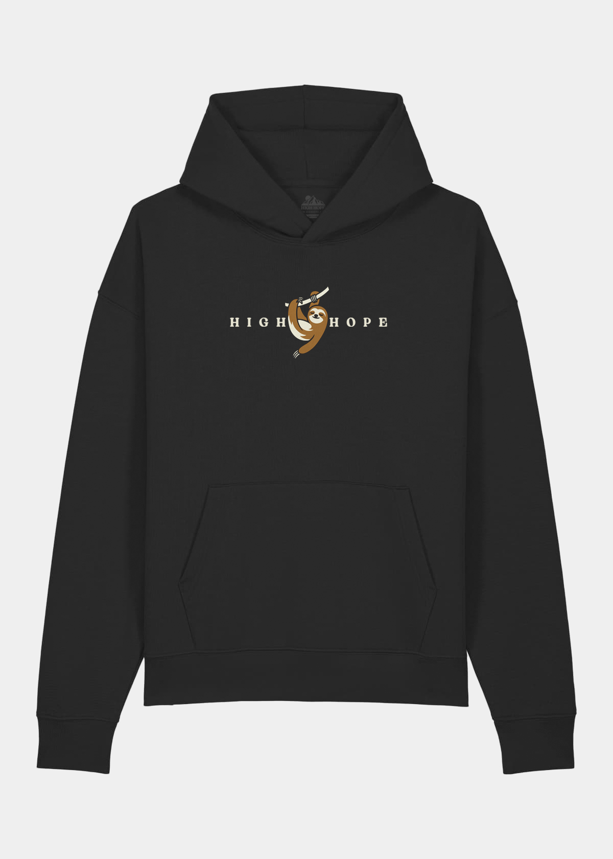 Relaxed Sloth Hoodie / Front Print