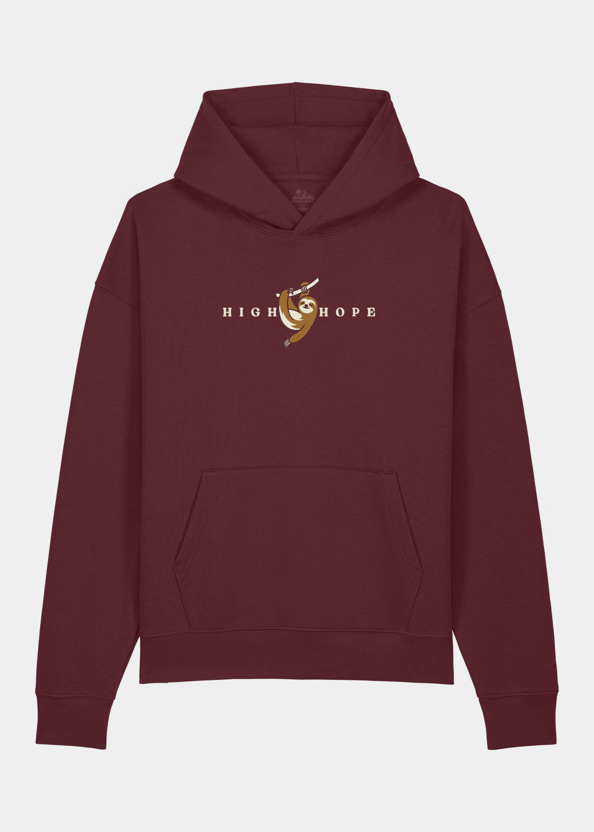 Relaxed Sloth Hoodie / Front Print
