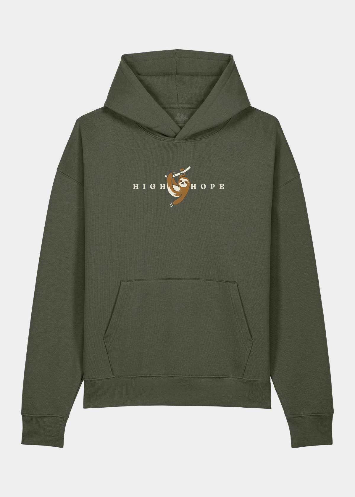 Relaxed Sloth Hoodie / Front Print