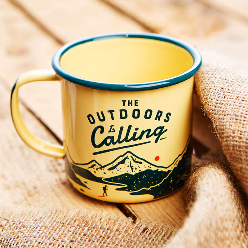 Enamel Mug - Outdoors Calling