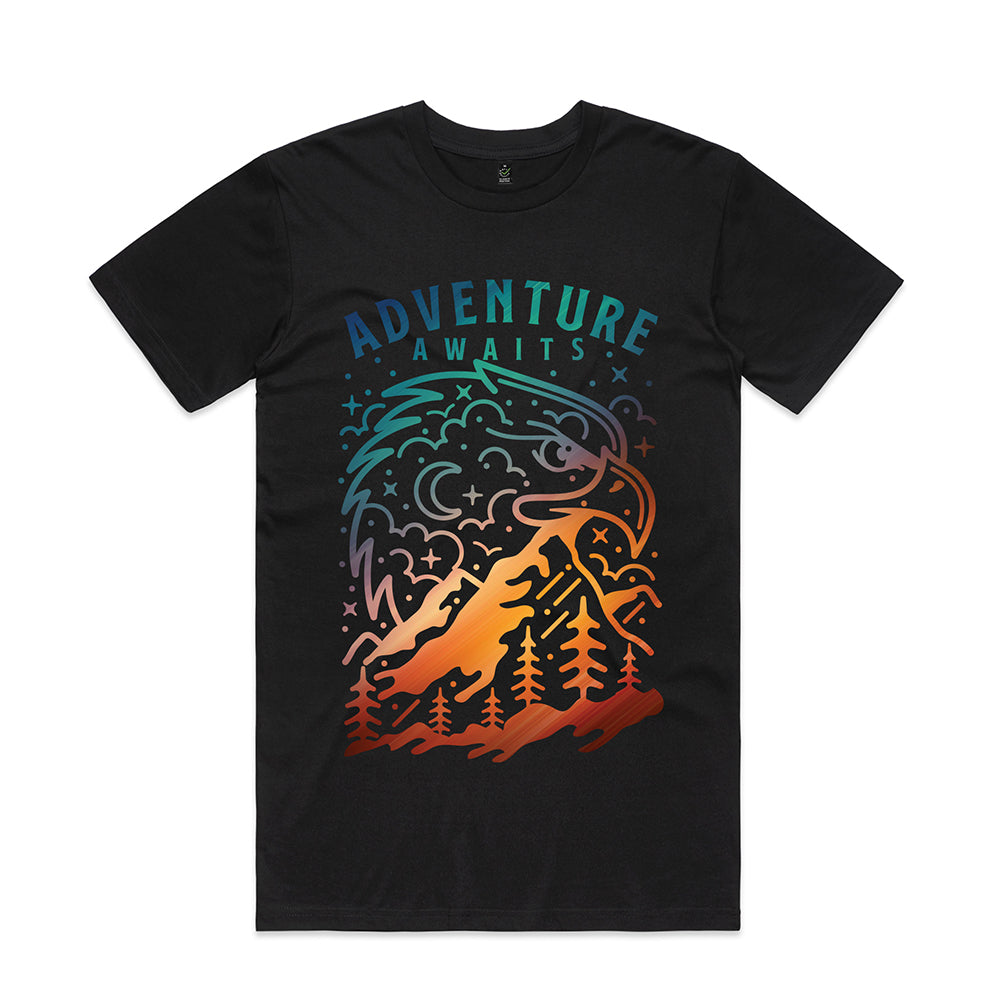 Adventure Awaits T-shirt / Front Print