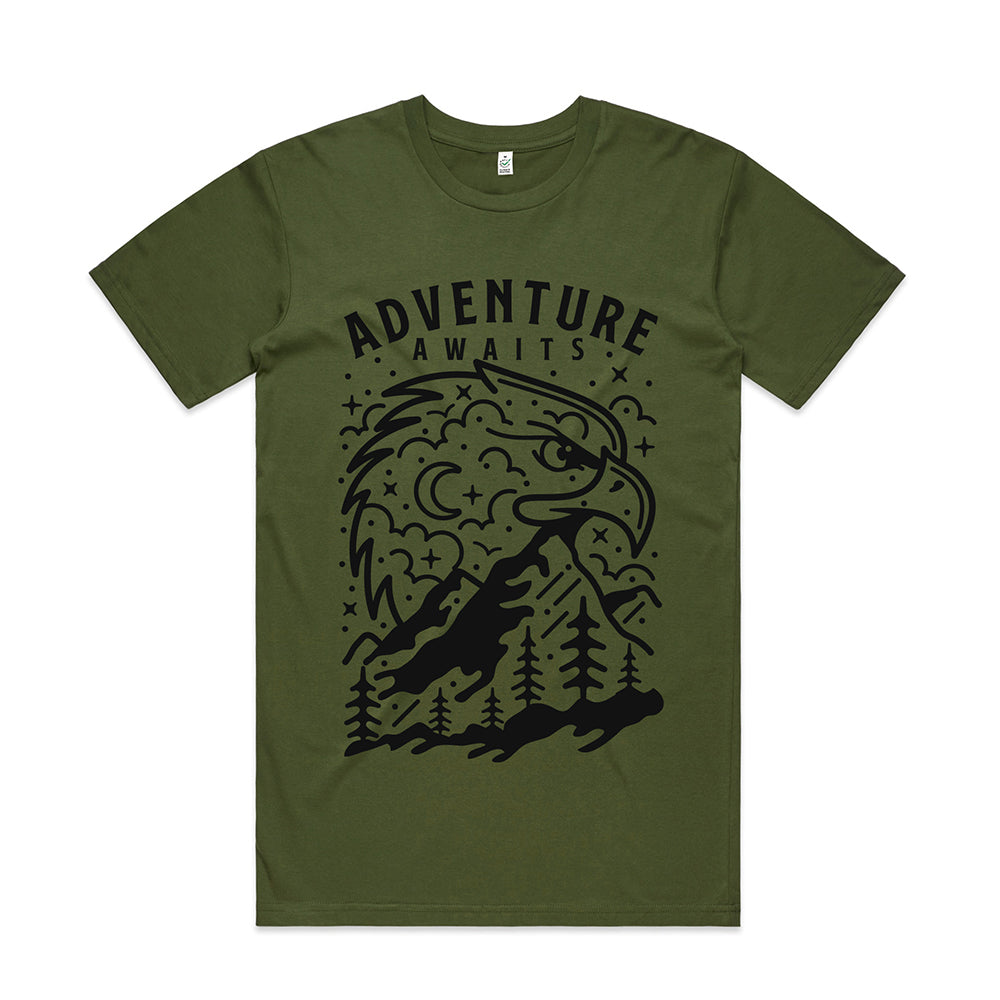 Adventure Awaits T-shirt / Front Print