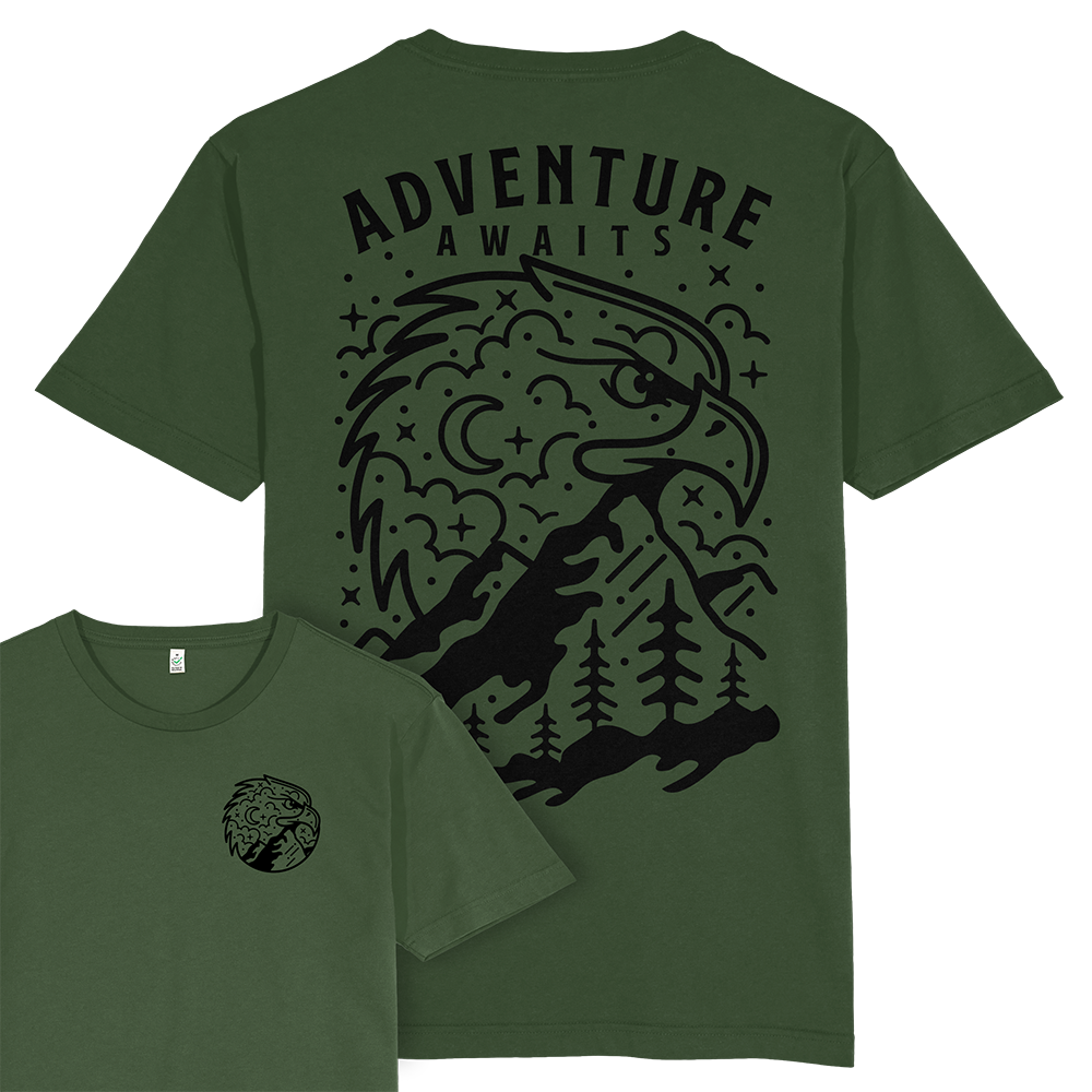 Adventure Awaits T-shirt / Back Print