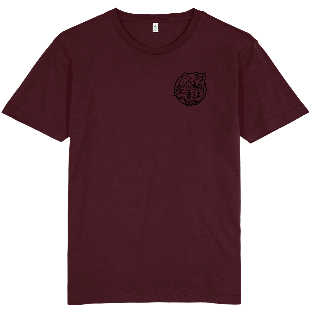 Bear Scene T-shirt / Pocket Print