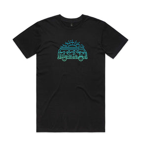 Campervan & Mountains T-shirt / Front Print
