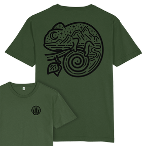 Chameleon T-shirt / Back Print