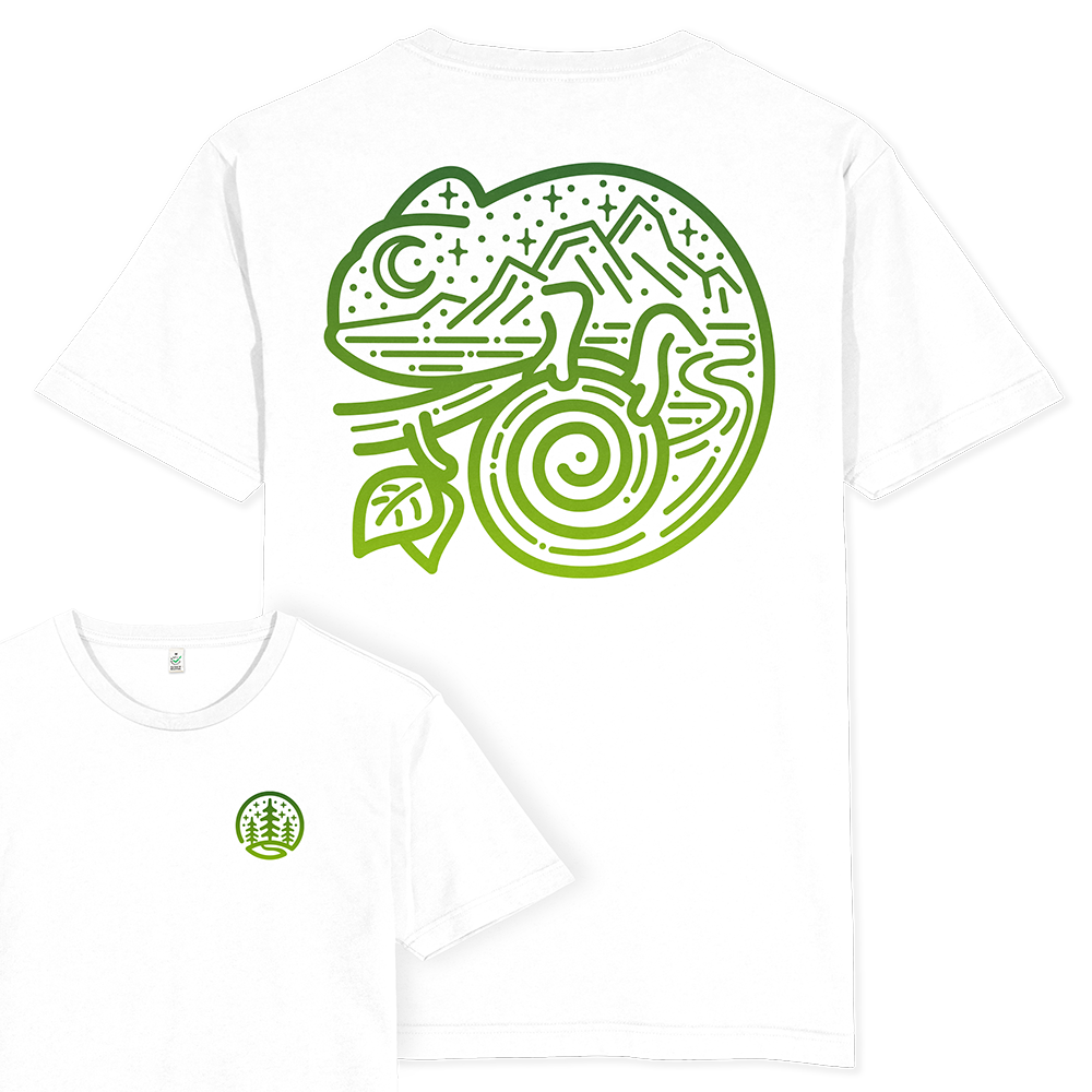 Chameleon T-shirt / Back Print