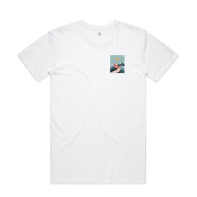Distant Peaks T-shirt / Pocket Print