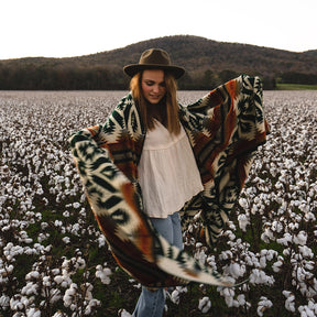 Quichua Blanket - Evergreen Autumn