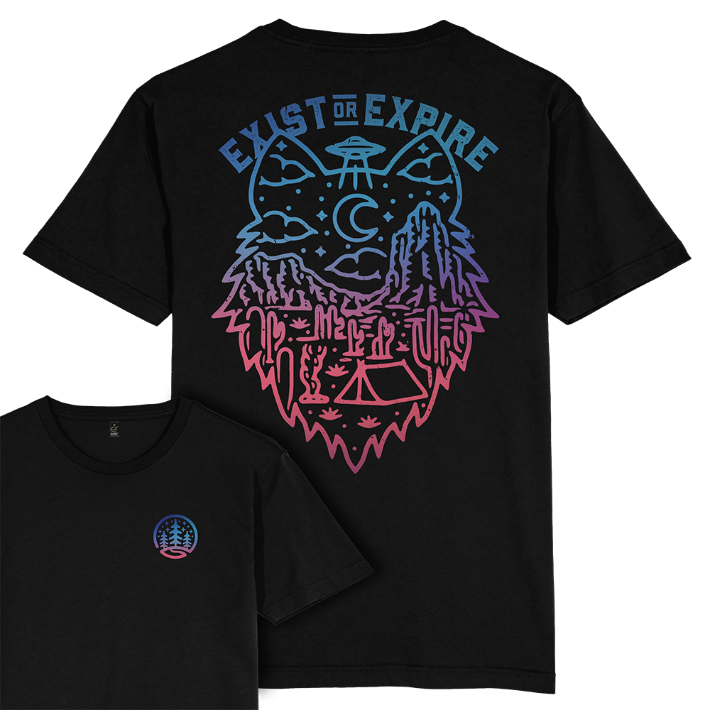 Exist or Expire T-shirt / Back Print