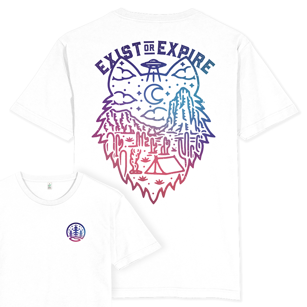 Exist or Expire T-shirt / Back Print