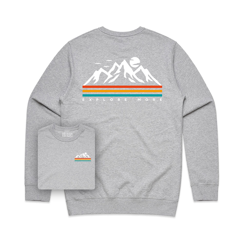 Explore More Sweatshirt / Back Print