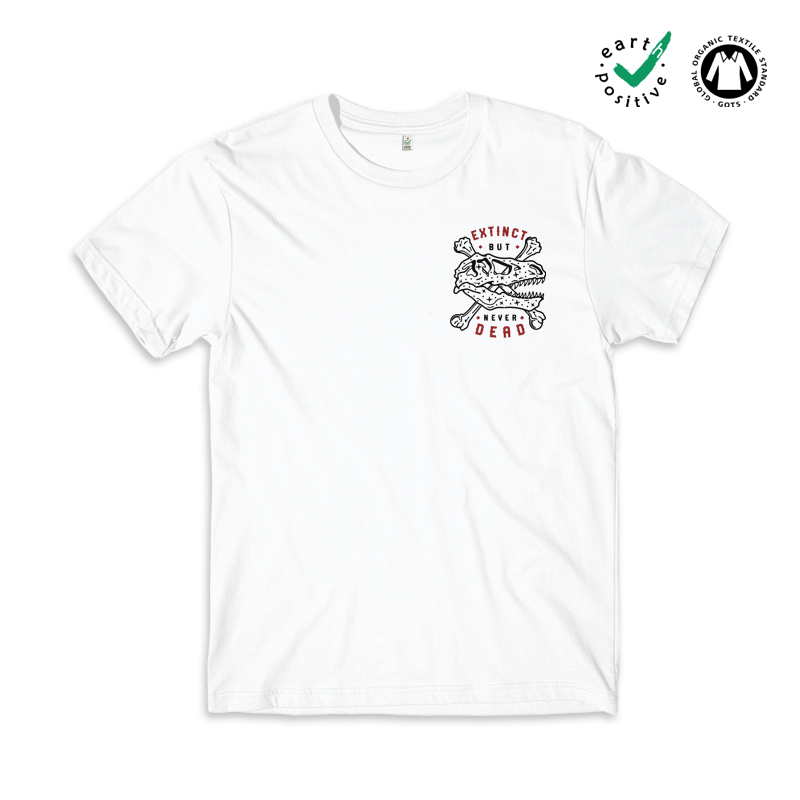 Extinct But Never Dead T-shirt / Pocket Print