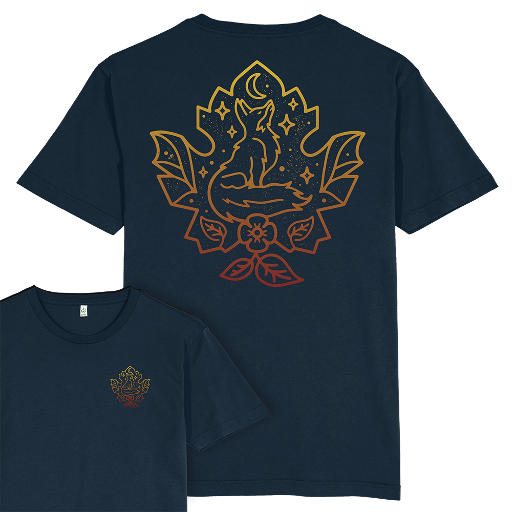 Fox Leaf T-shirt / Back Print