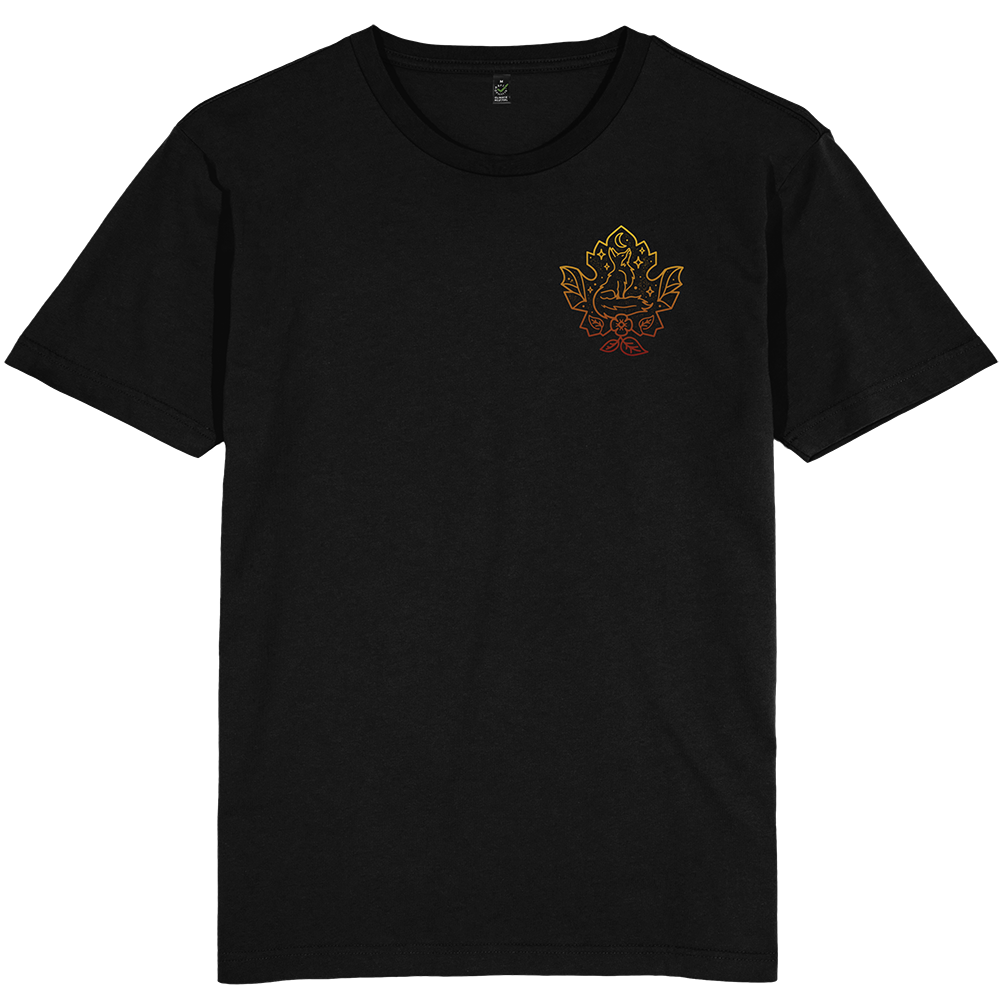 Fox Leaf T-shirt / Pocket Print