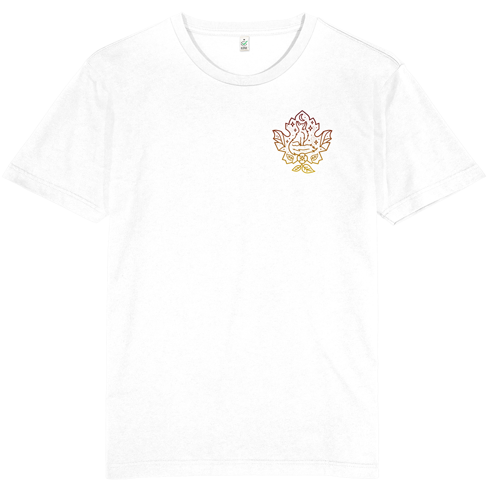 Fox Leaf T-shirt / Pocket Print