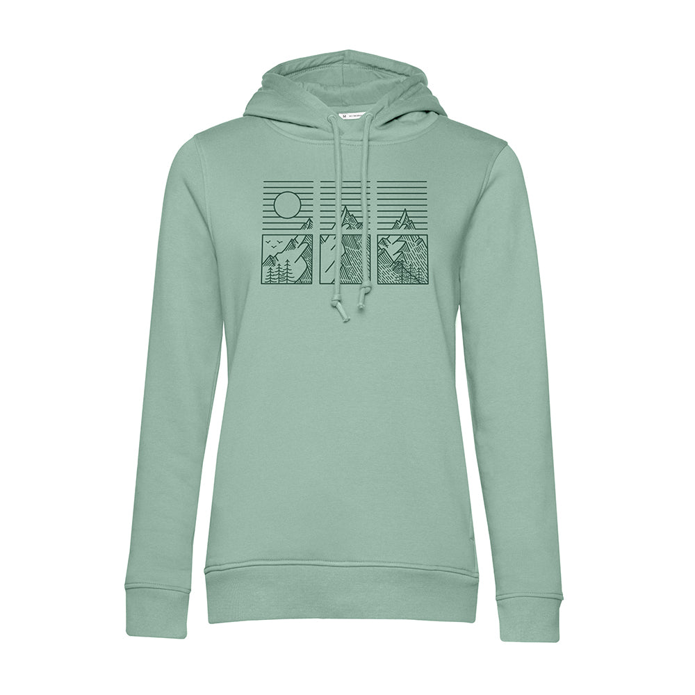 Women's High Peaks Hoodie / Front Print