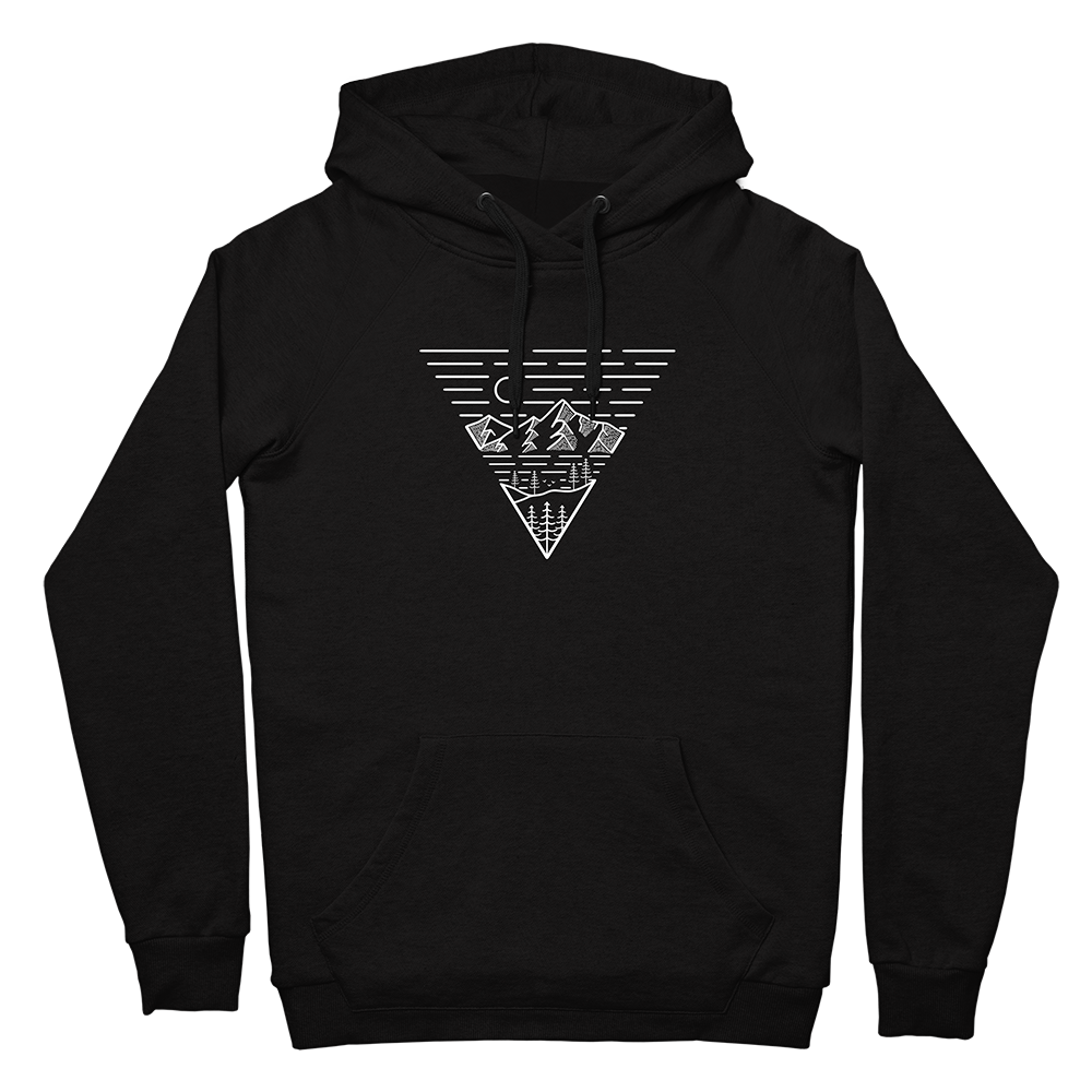 Escape the Mountains Hoodie / Front Print