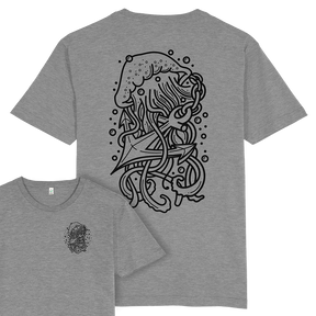 Jellyfish Anchor T-shirt / Back Print
