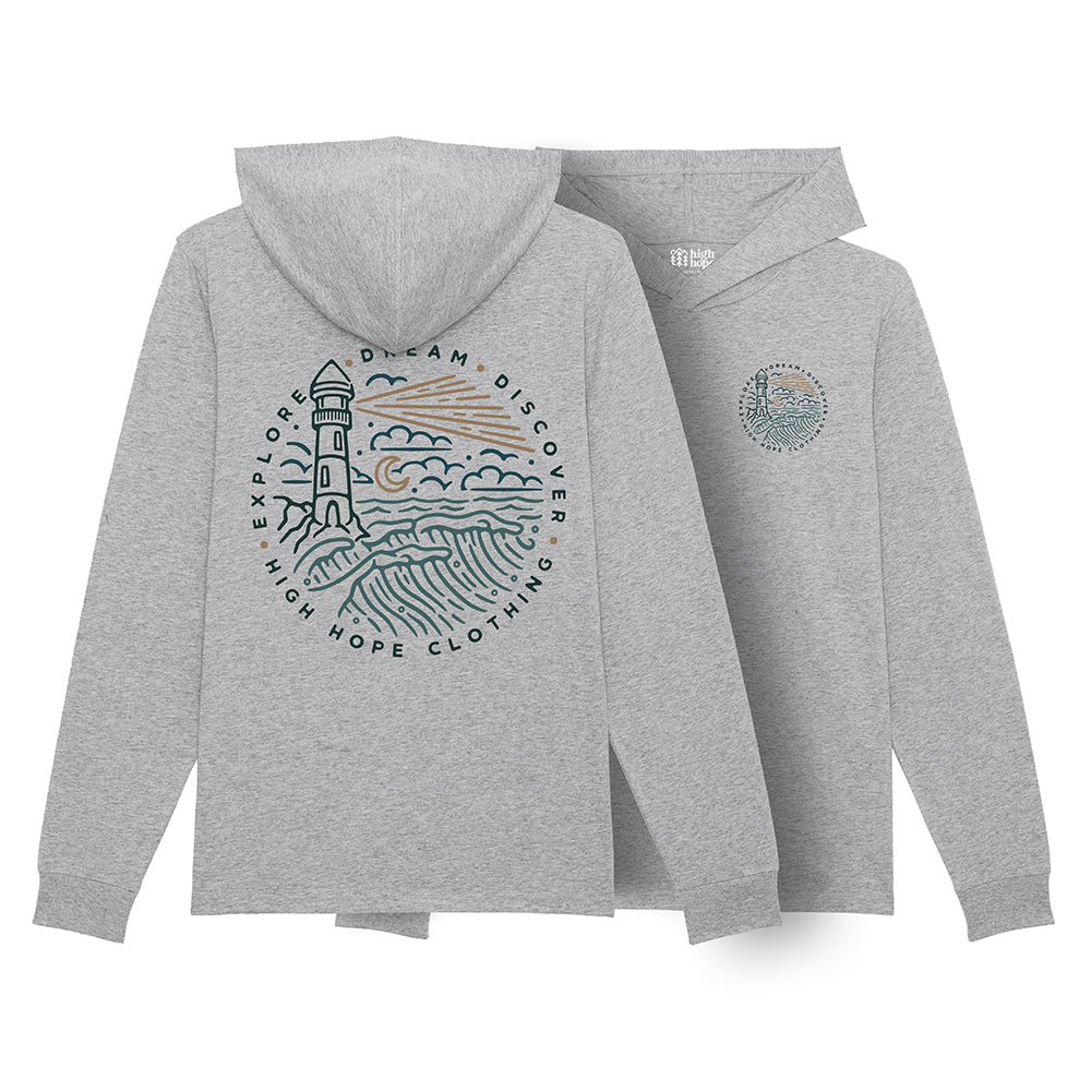 Lighthouse Hooded Long Sleeve T-shirt