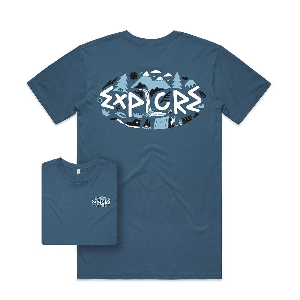 Montage Explore T-shirt / Back Print