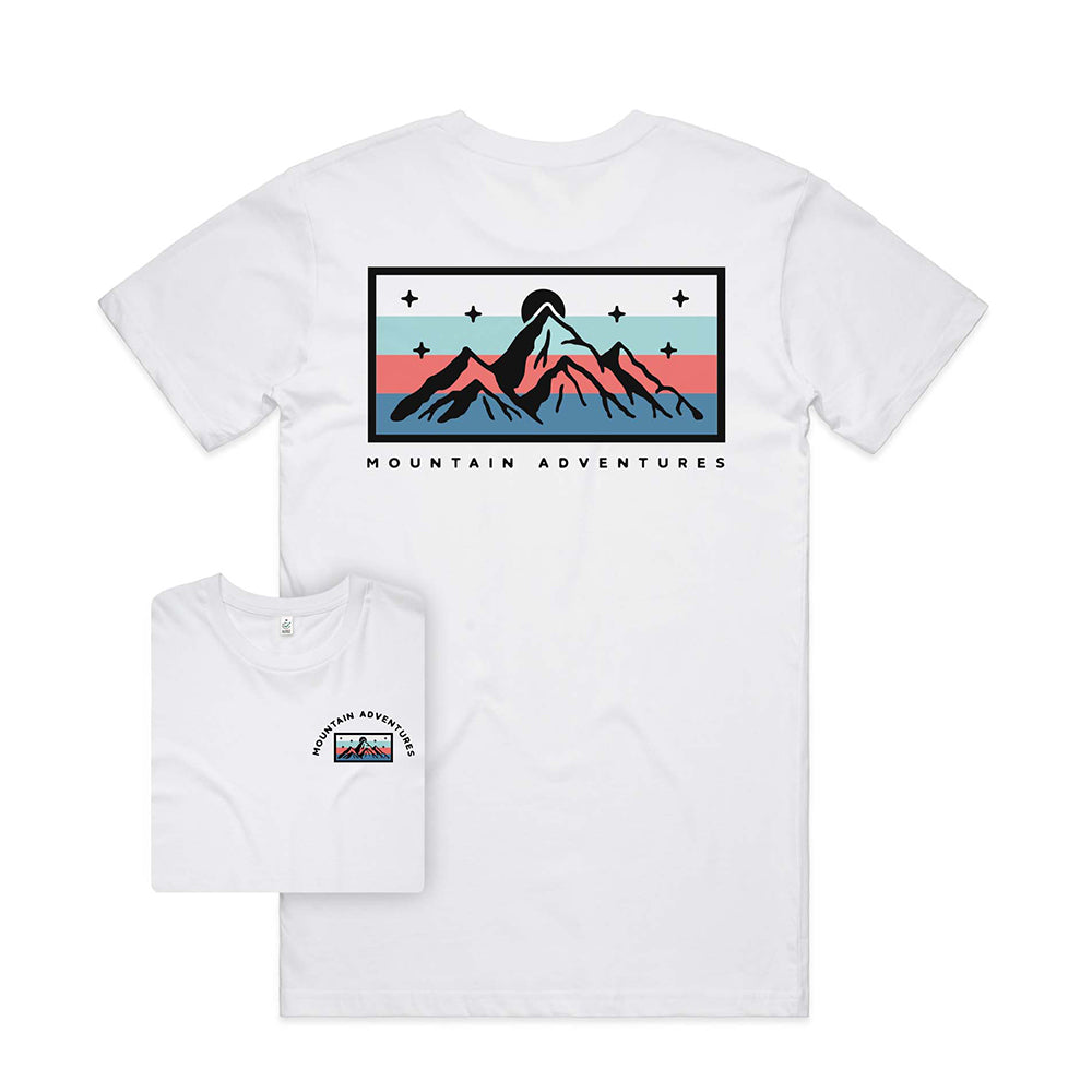 Mountain Adventures T-shirt / Back Print