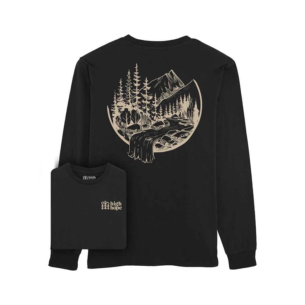 Mountain Trek Long Sleeve / Back Print