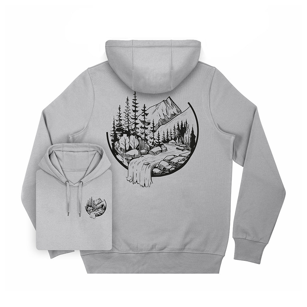 Mountain Trek Hoodie / Back Print