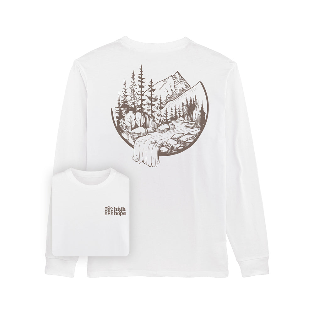 Mountain Trek Long Sleeve / Back Print