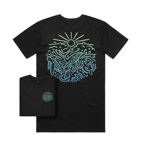 Ocean Inspired T-shirt / Back Print