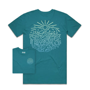 Ocean Inspired T-shirt / Back Print
