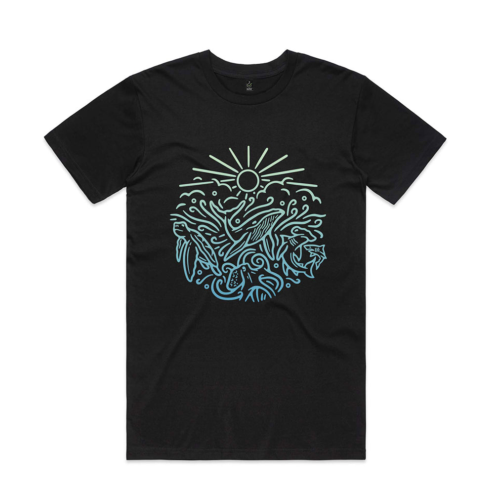 Ocean Inspired T-shirt / Front Print