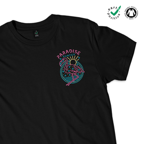 Paradise Hunter T-shirt / Pocket Print