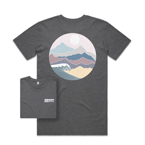 Round Wave T-shirt / Back Print