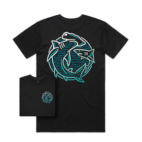 Shark Scene T-shirt / Back Print