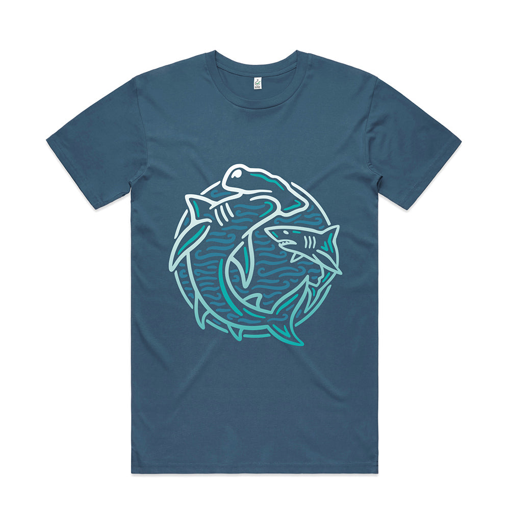 Shark Scene T-shirt / Front Print