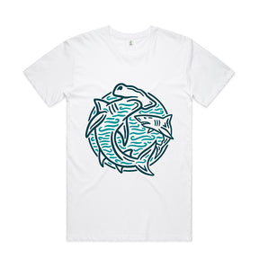 Shark Scene T-shirt / Front Print