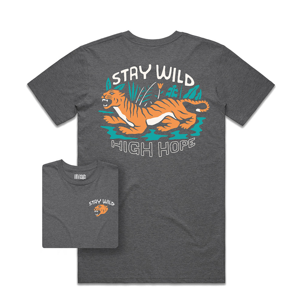 Stay Wild T-shirt / Back Print