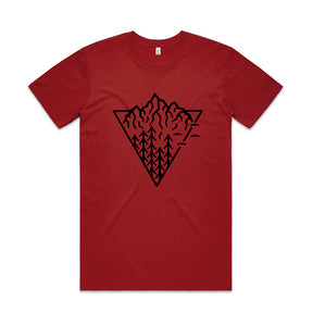 Triangle Mountain T-shirt / Front Print
