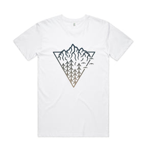 Triangle Mountain T-shirt / Front Print