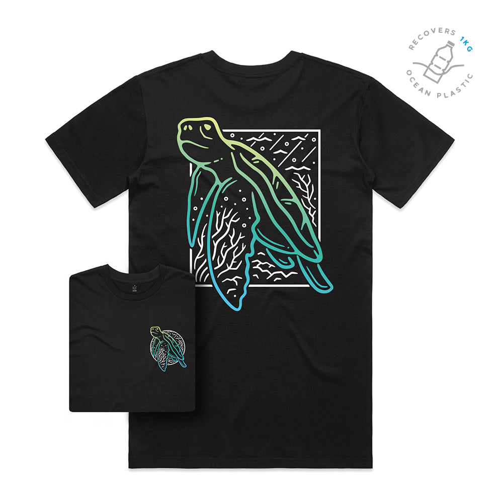 Turtle Scene T-shirt / Back Print