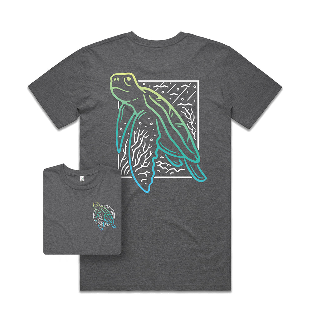Turtle Scene T-shirt / Back Print
