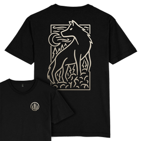 Wolf Scene T-shirt / Back Print